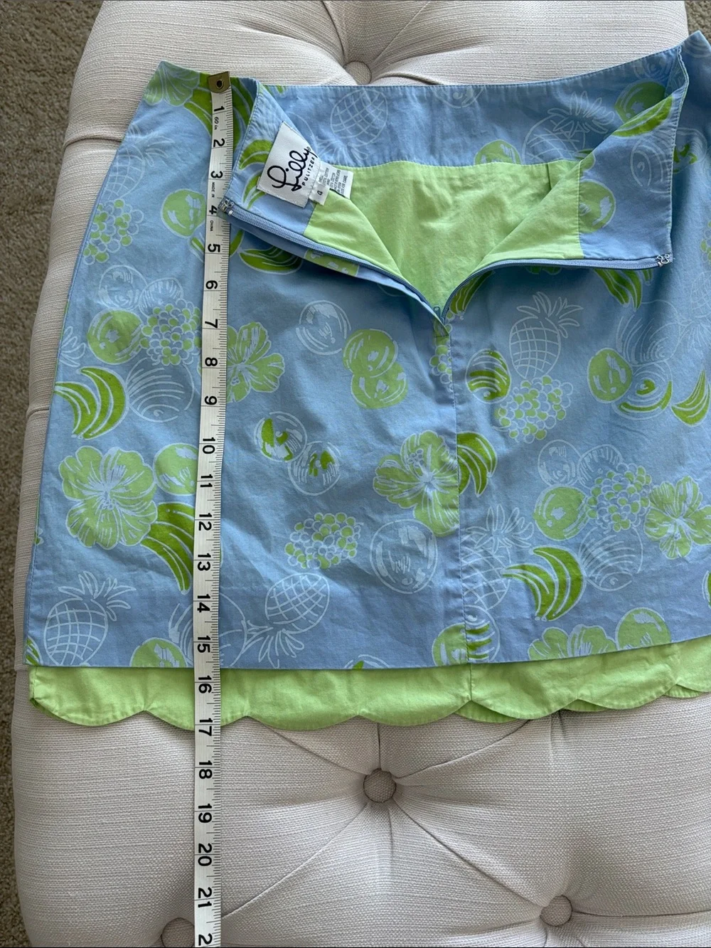 LILLY PULITZER mini skirt vintage